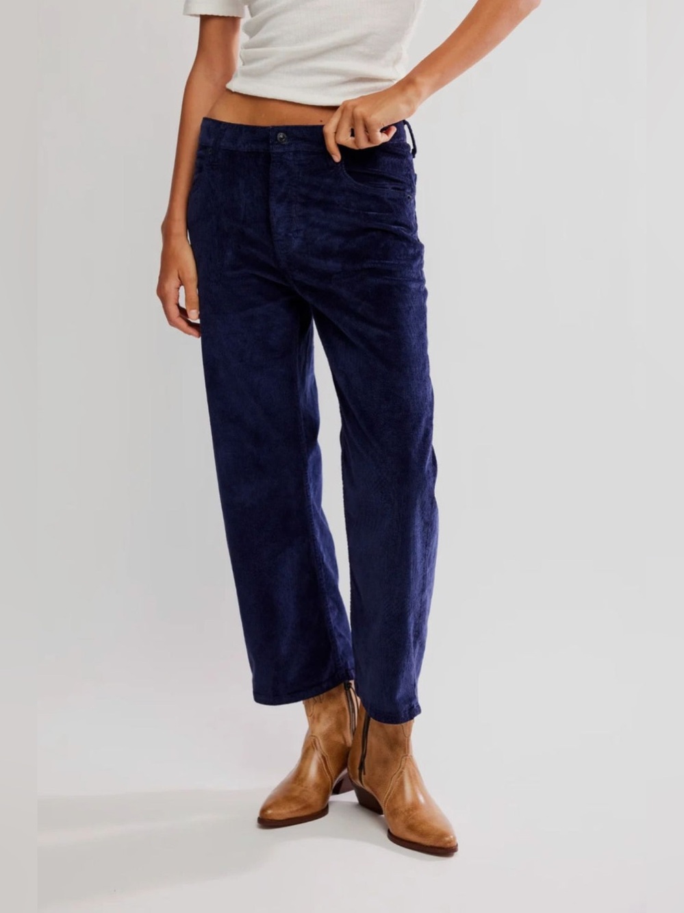 We The Free Deep Trance Boyfriend Cord Pant 28 NWT
